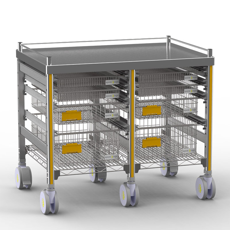 Sterirack Medical Trolley 400x600x600 double
