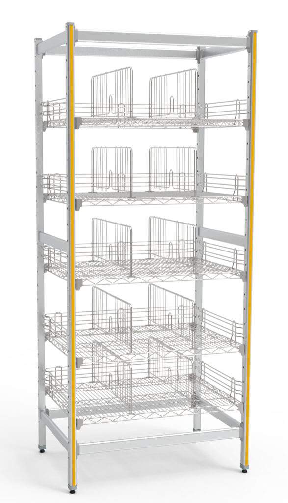 sterirack shelf dividers and ledges