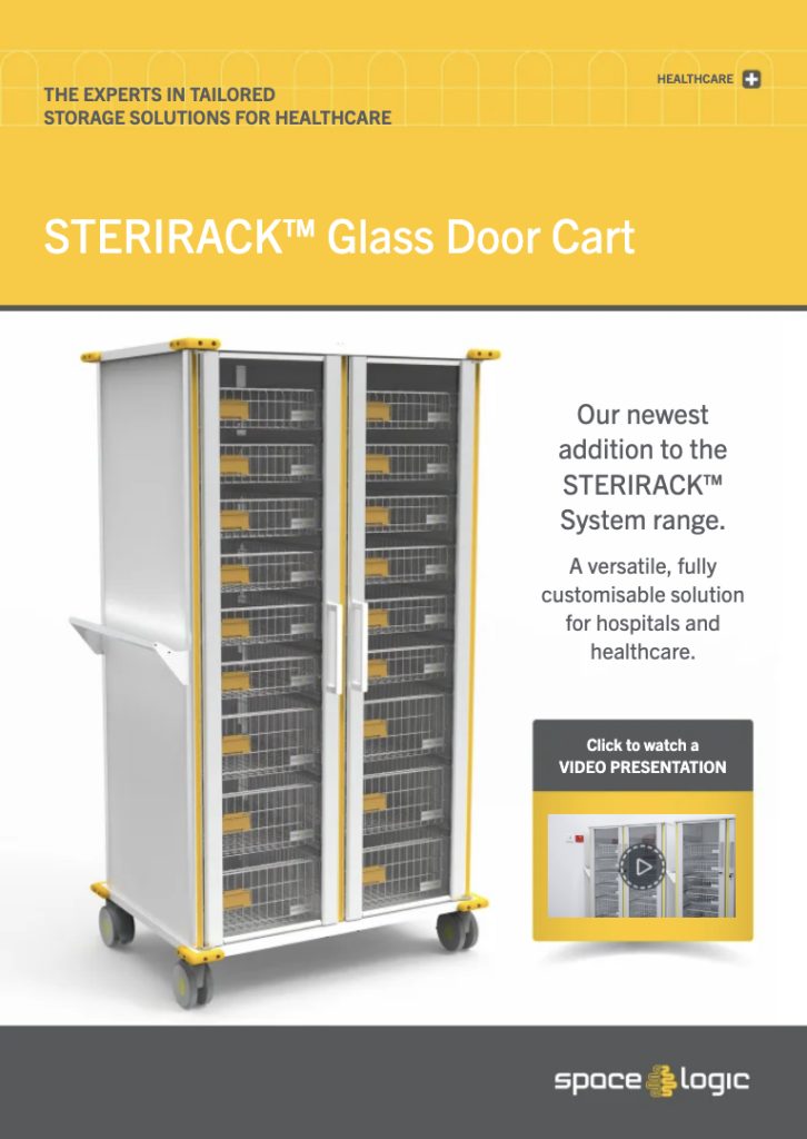SPACELOGIC STERIRACK Glass Door Cart brochure